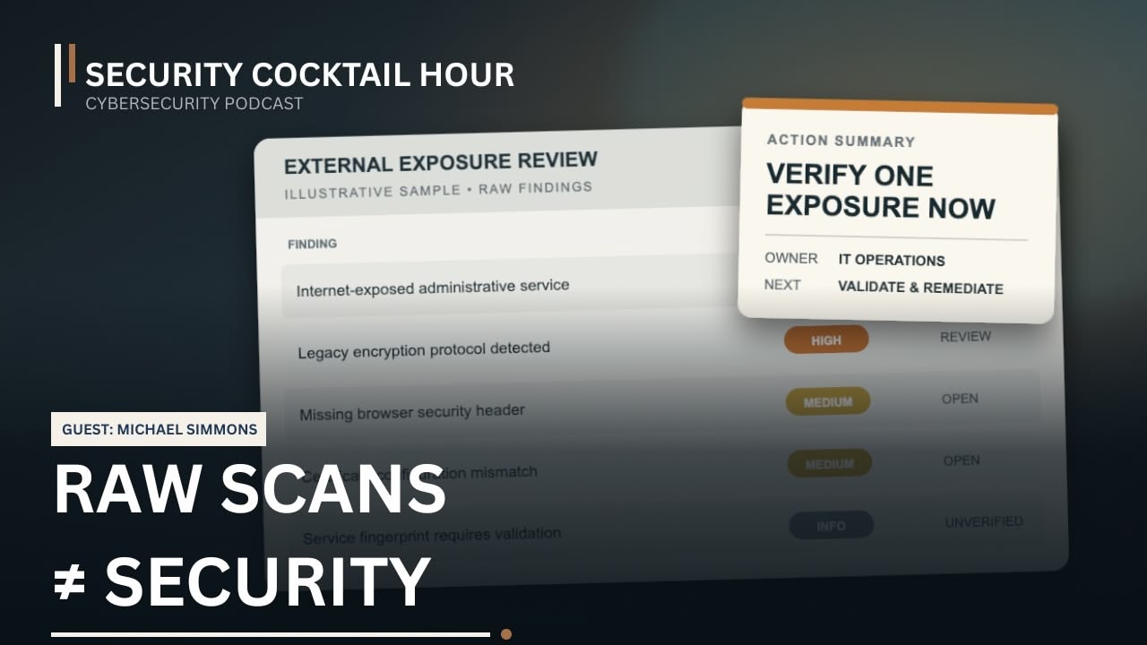 Cybersecurity Podcast | Security Cocktail Hour - Expert Interviews & Insights